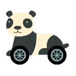 Panda Kart png transparent