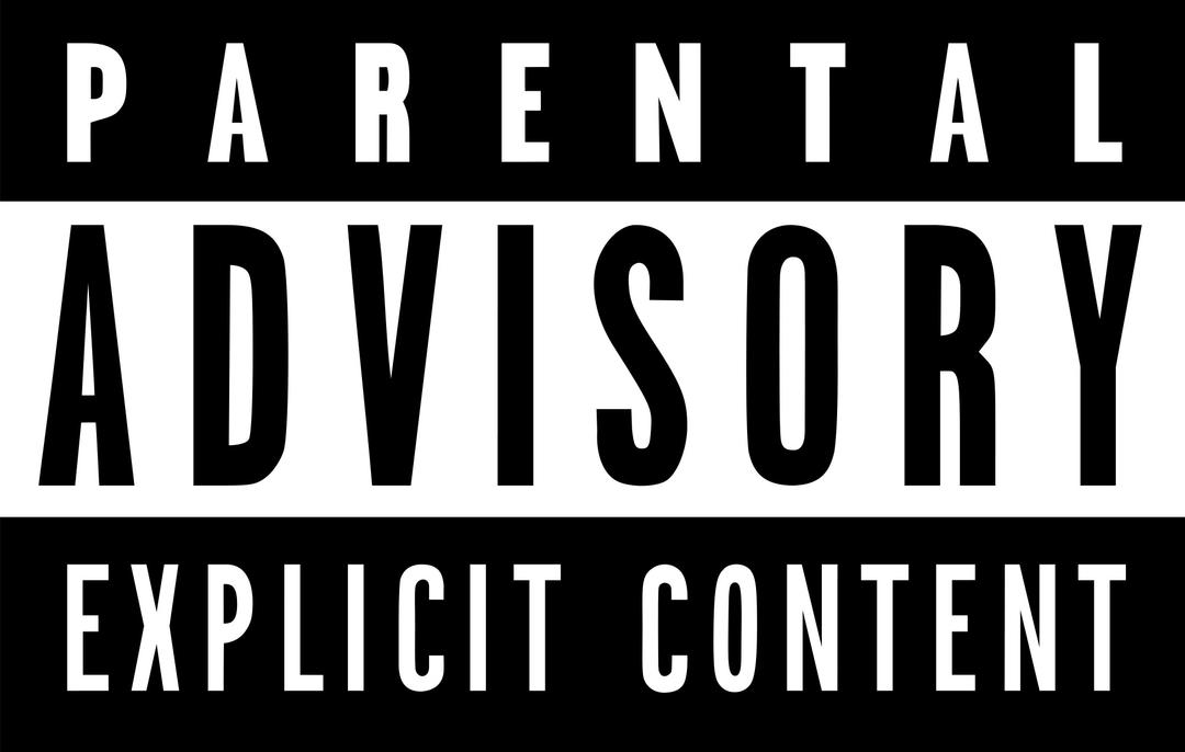 Parental Advisory Explicit Content png transparent