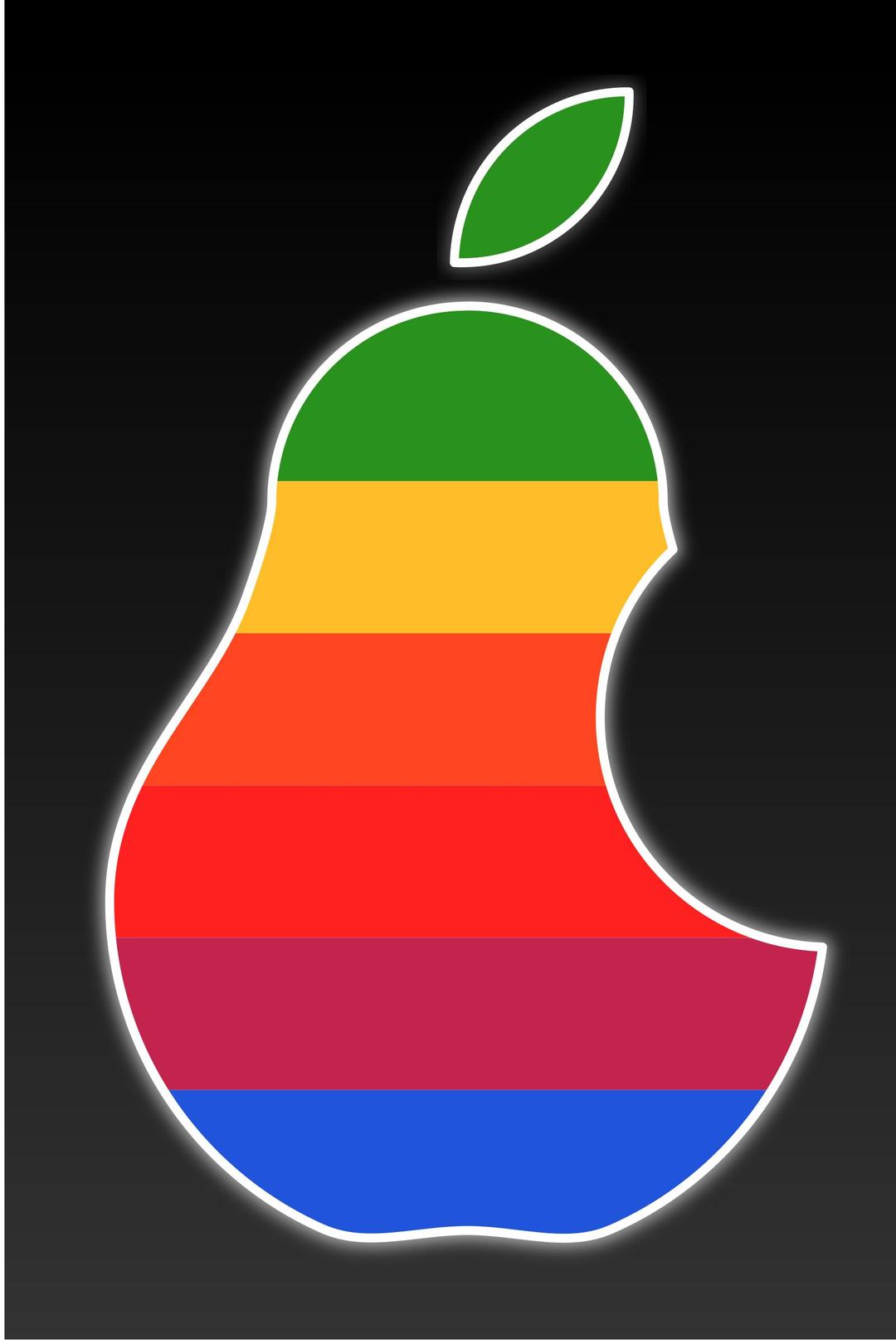 Pear Logo - Colors png transparent