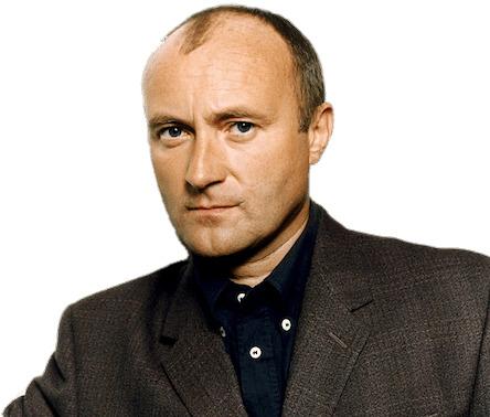 Phil Collins Portrait png transparent