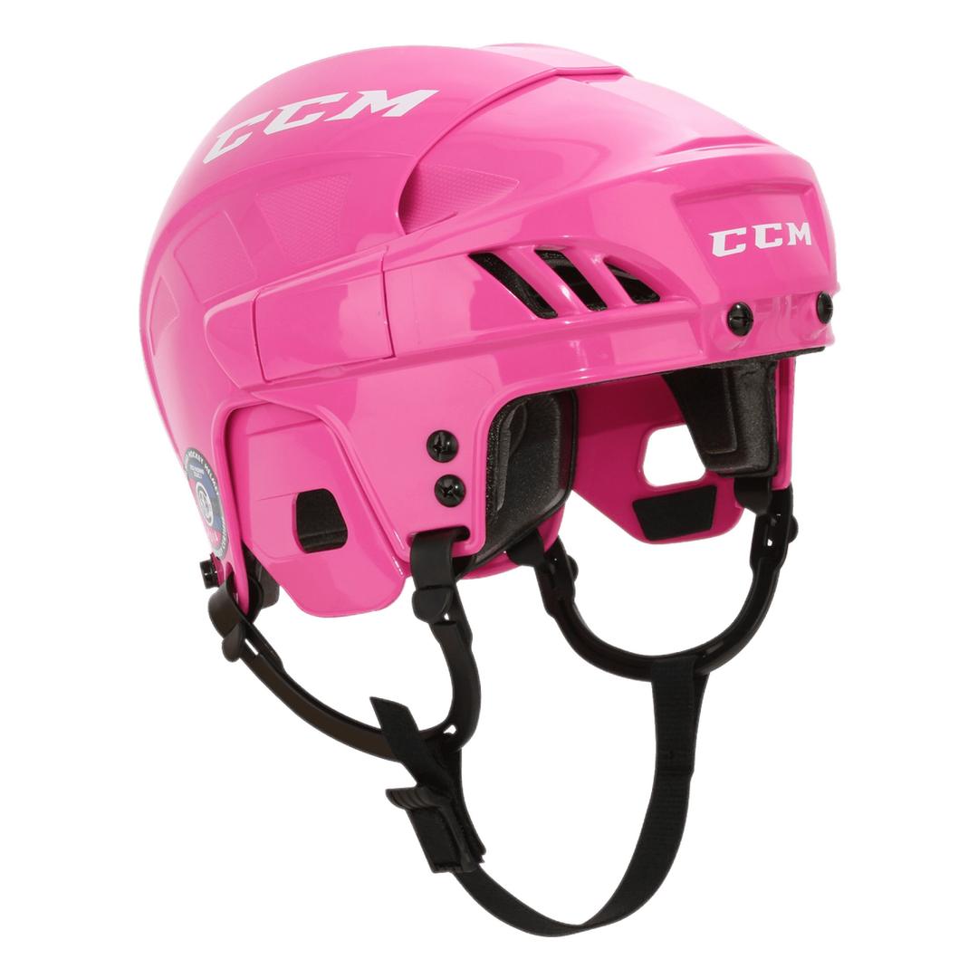 Pink CCM Hockey Helmet png transparent