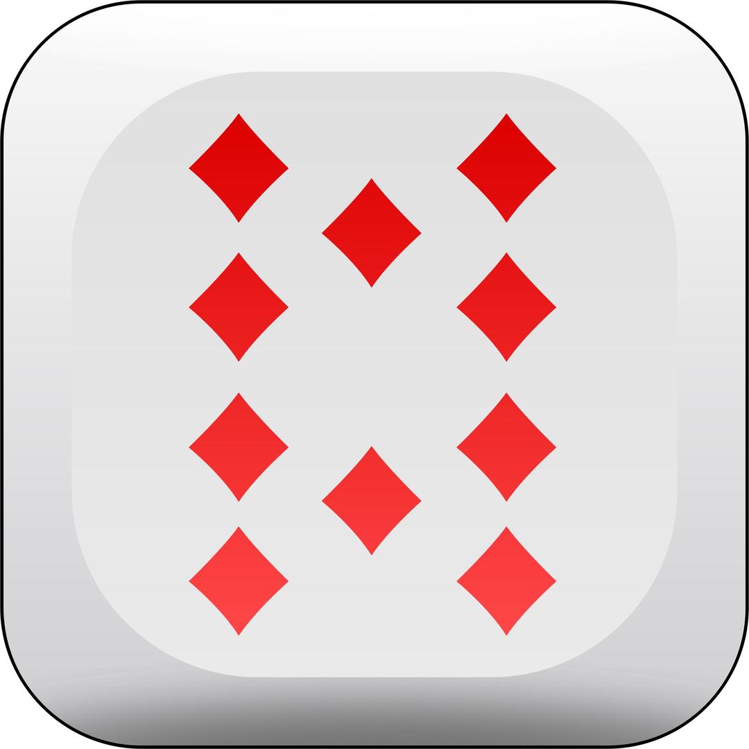 Poker dice - ten png transparent