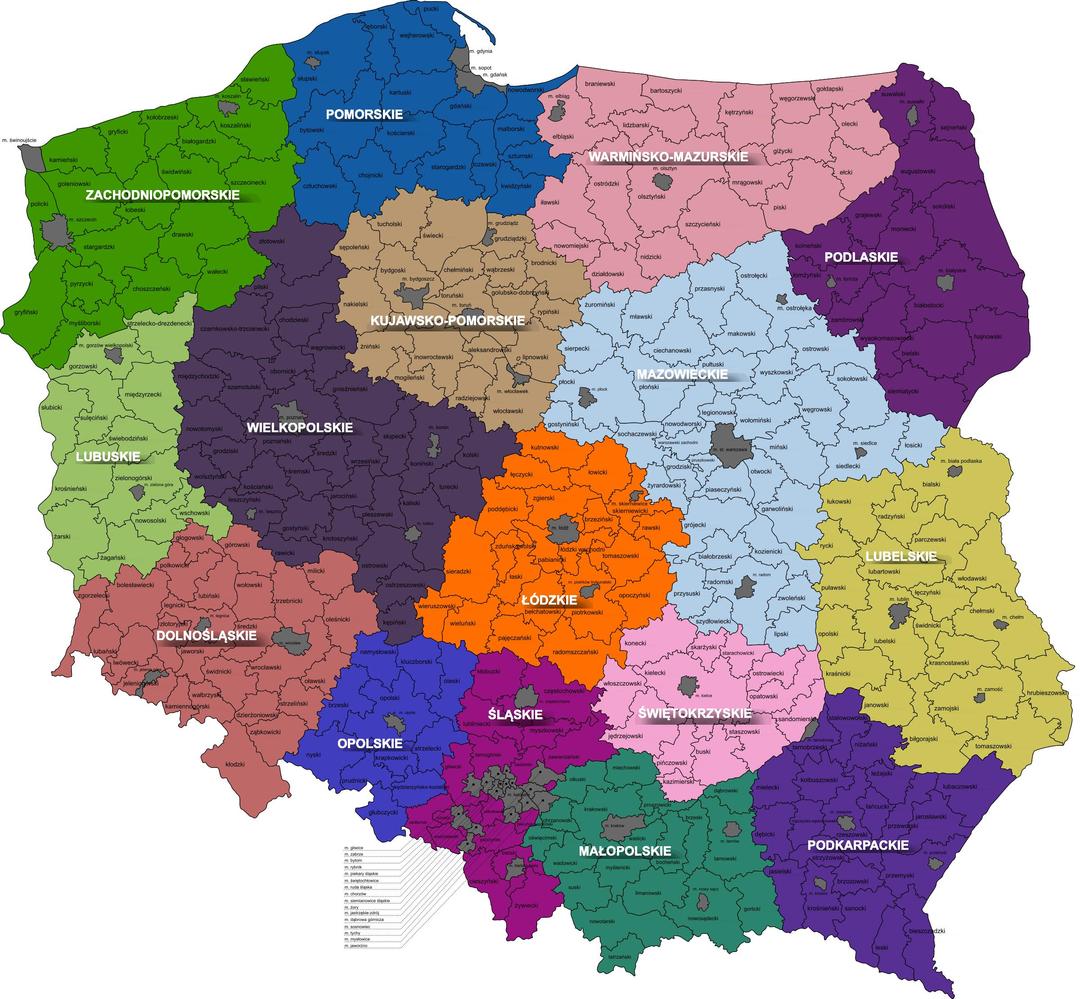 Poland, voivodeship, district png transparent