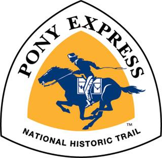 Pony Express National Historic Trail Logo png transparent