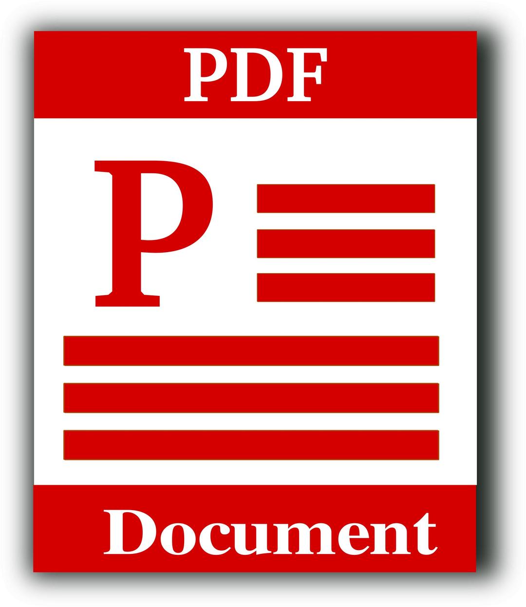 Portable Document Format Icon png transparent