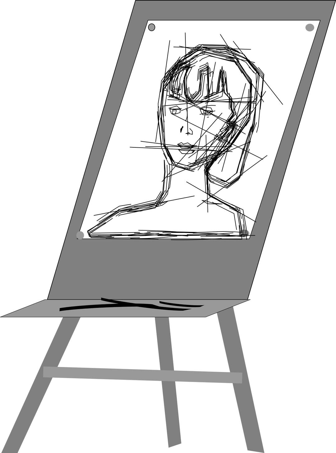 portrait sketch png transparent