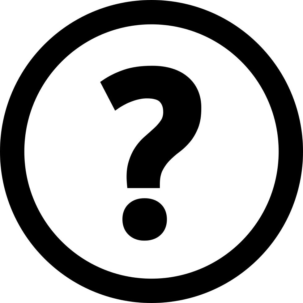 Question Mark In Circle png transparent