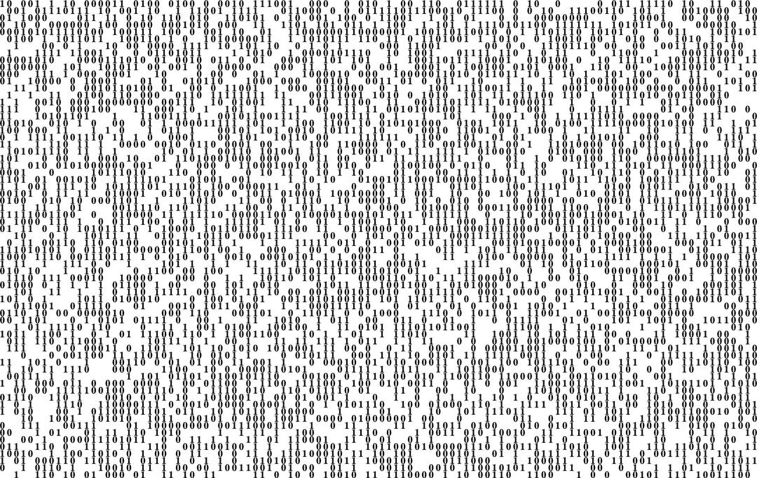 Random Binary Background png transparent