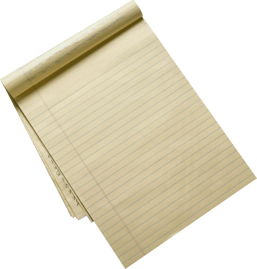 Recycled Lined Paper Sheet png transparent