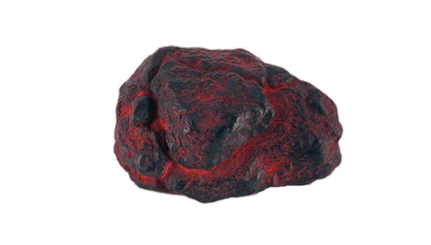 Red and Black Meteorite png transparent