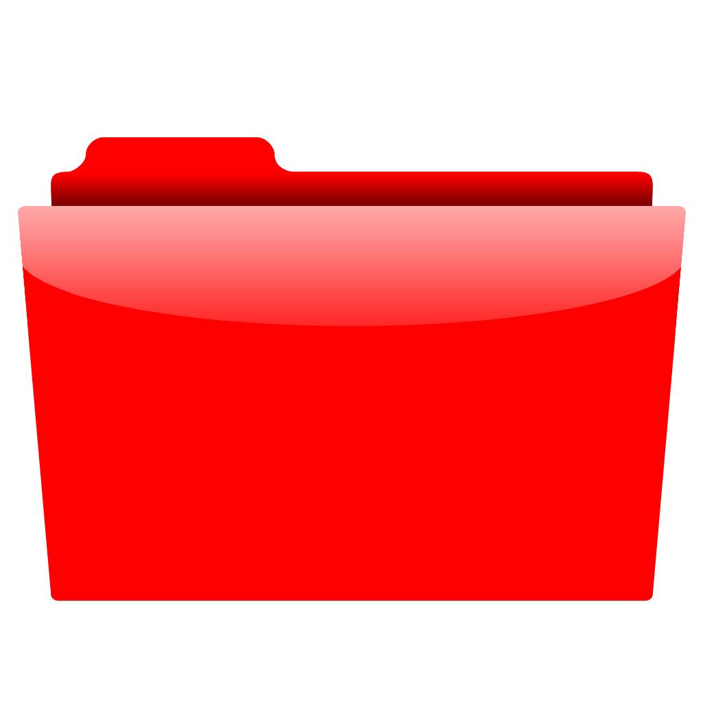Red Folder png transparent