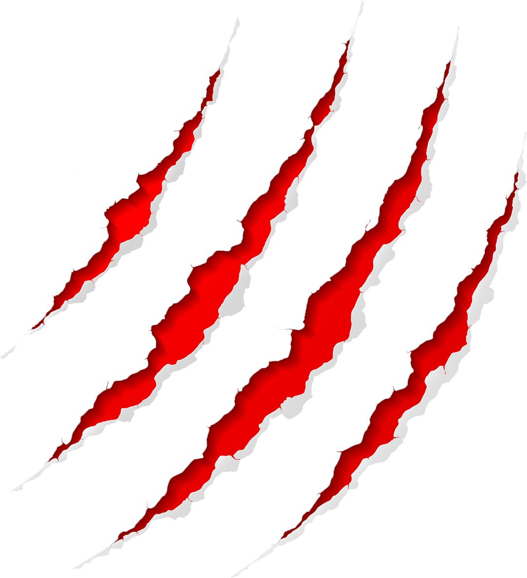 Red Grey Scratches png transparent