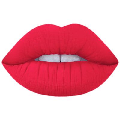 Red Lipstick on Lips png transparent