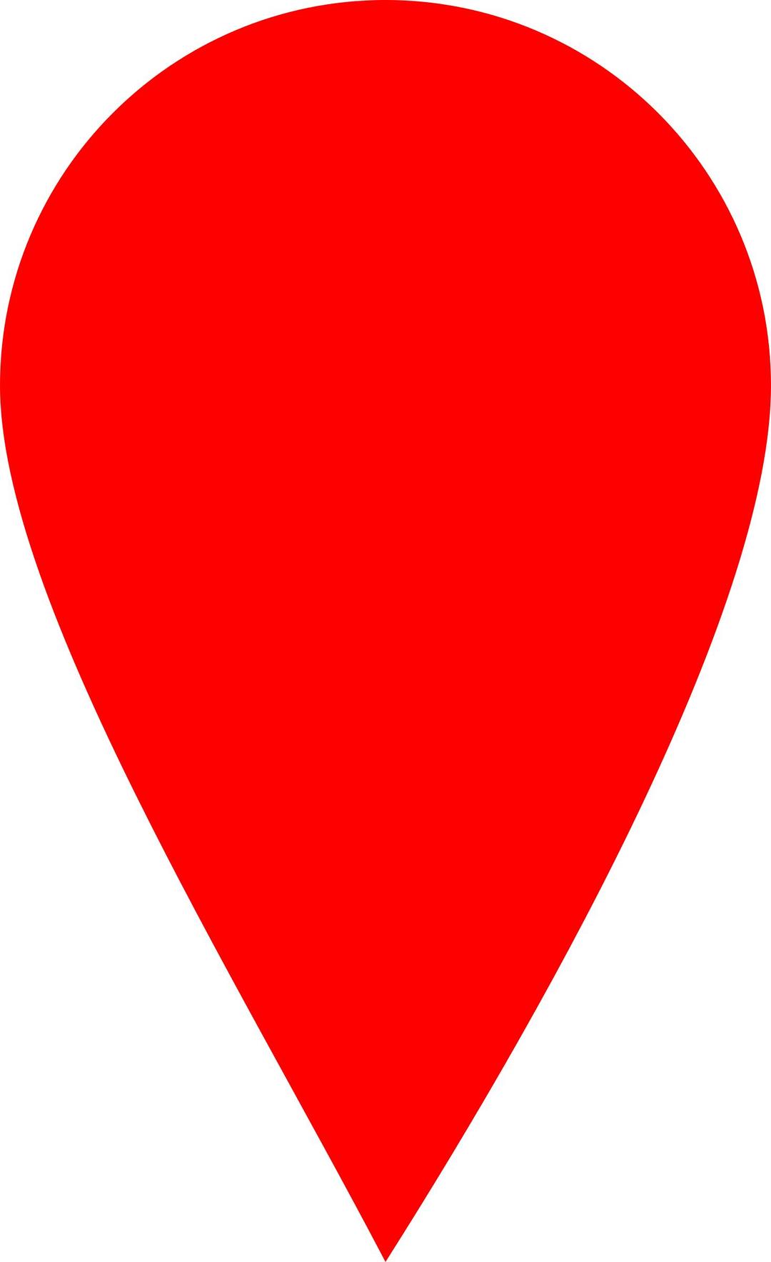 Red map locator marker png transparent