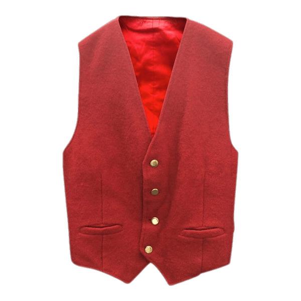 Red Waistcoat png transparent