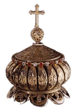Reliquary With Cross on Top png transparent