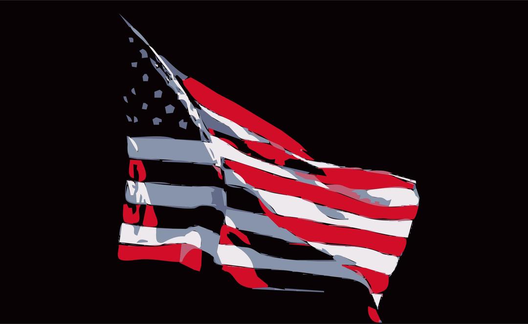 REQUEST: United States Flag in Wind png transparent