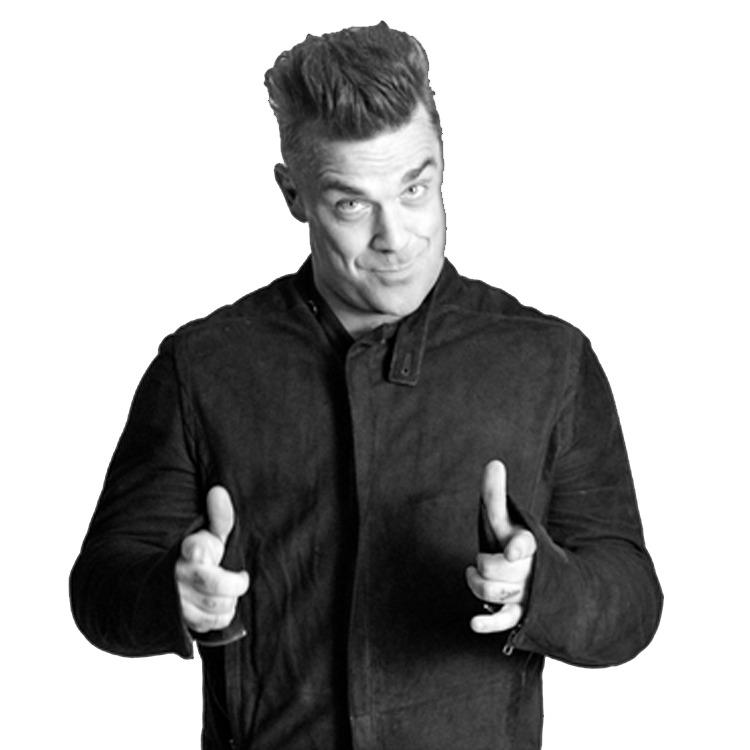 Robbie Williams Portrait png transparent