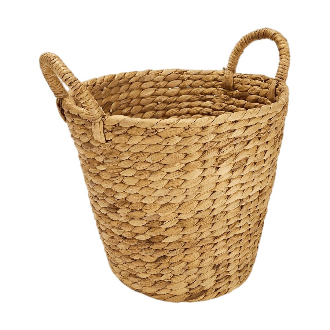 Round Basket With 2 Handles png transparent
