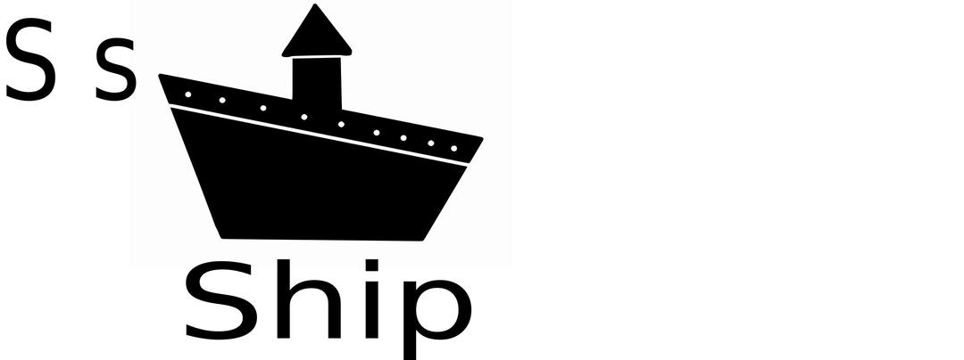 S for Ship png transparent