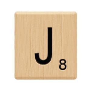 Scrabble Tile J png transparent