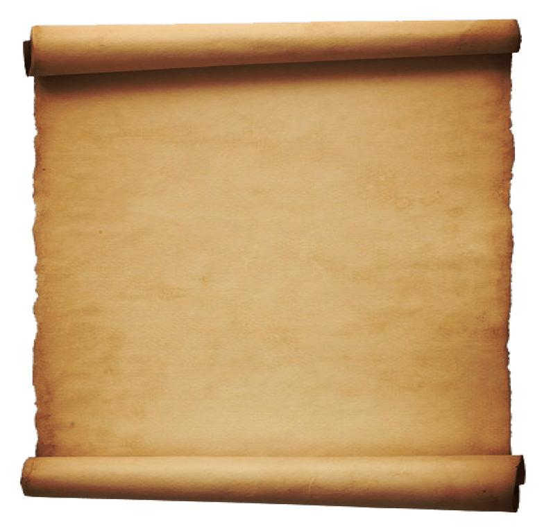 Scroll Paper Old png transparent