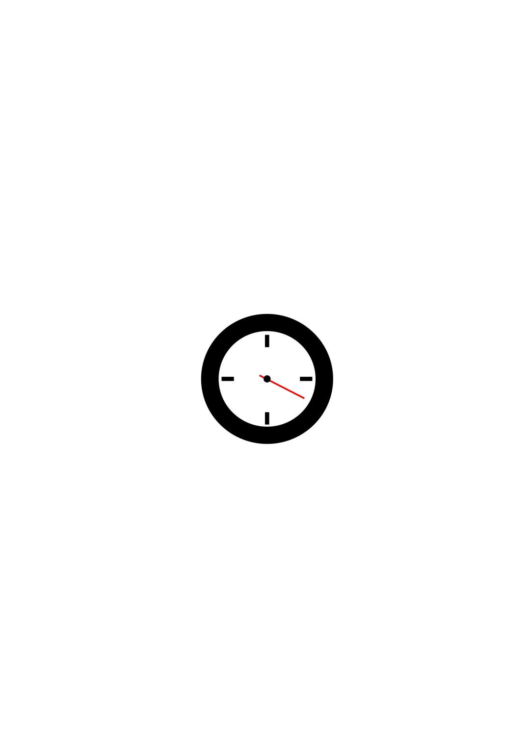 Second Clock png transparent