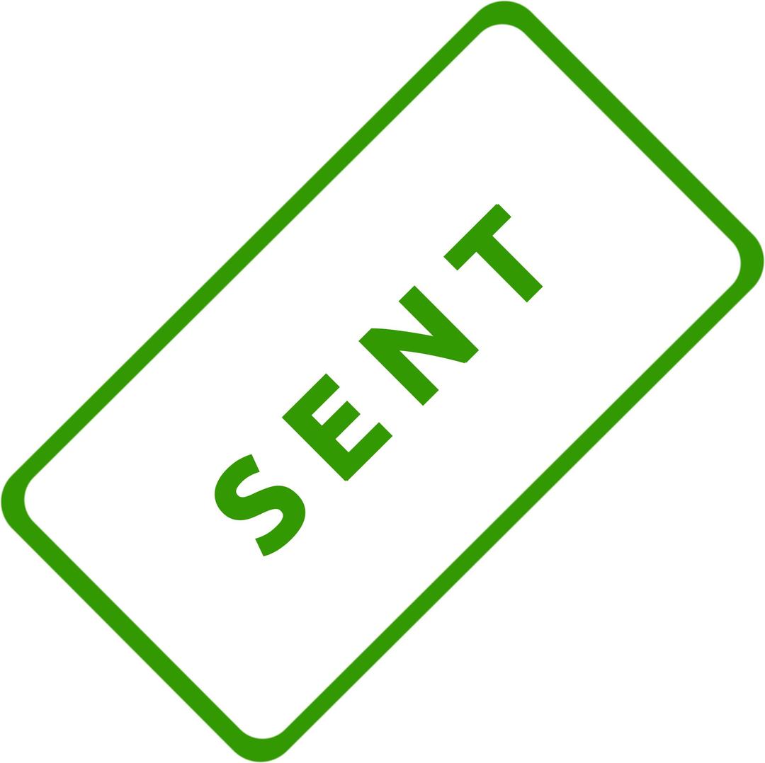 Sent Business Stamp 1 png transparent
