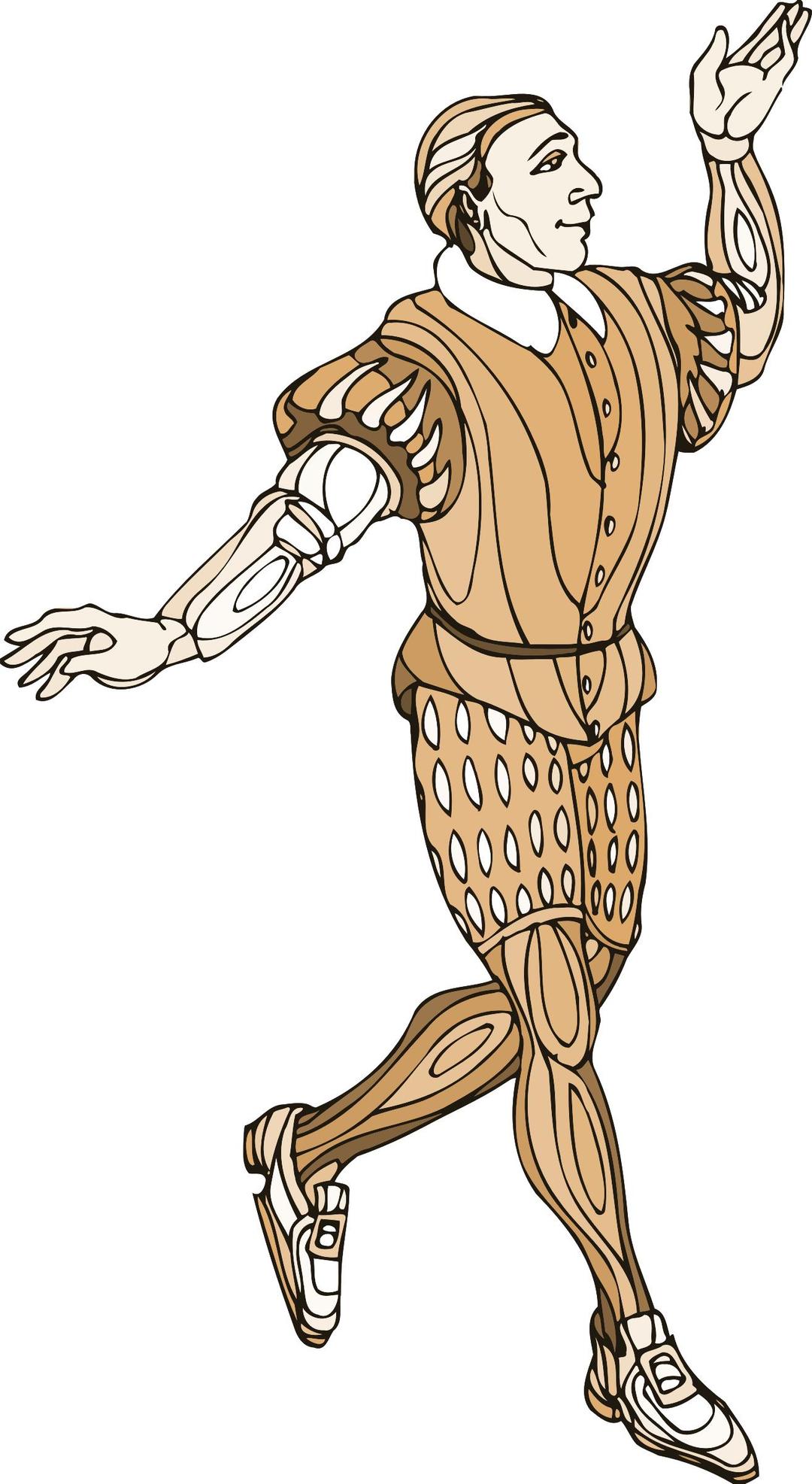 Shakespeare characters - dancer png transparent