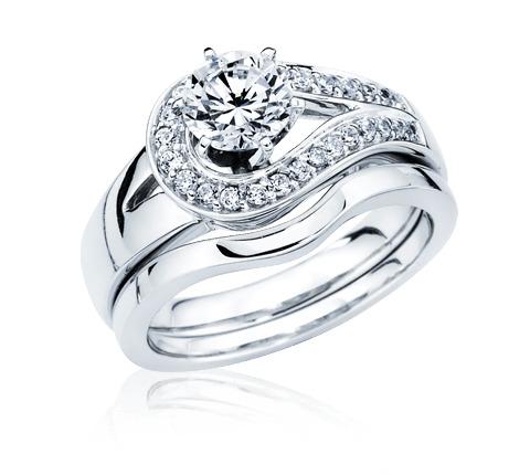 Silver Ring Diamond Jewelry png transparent