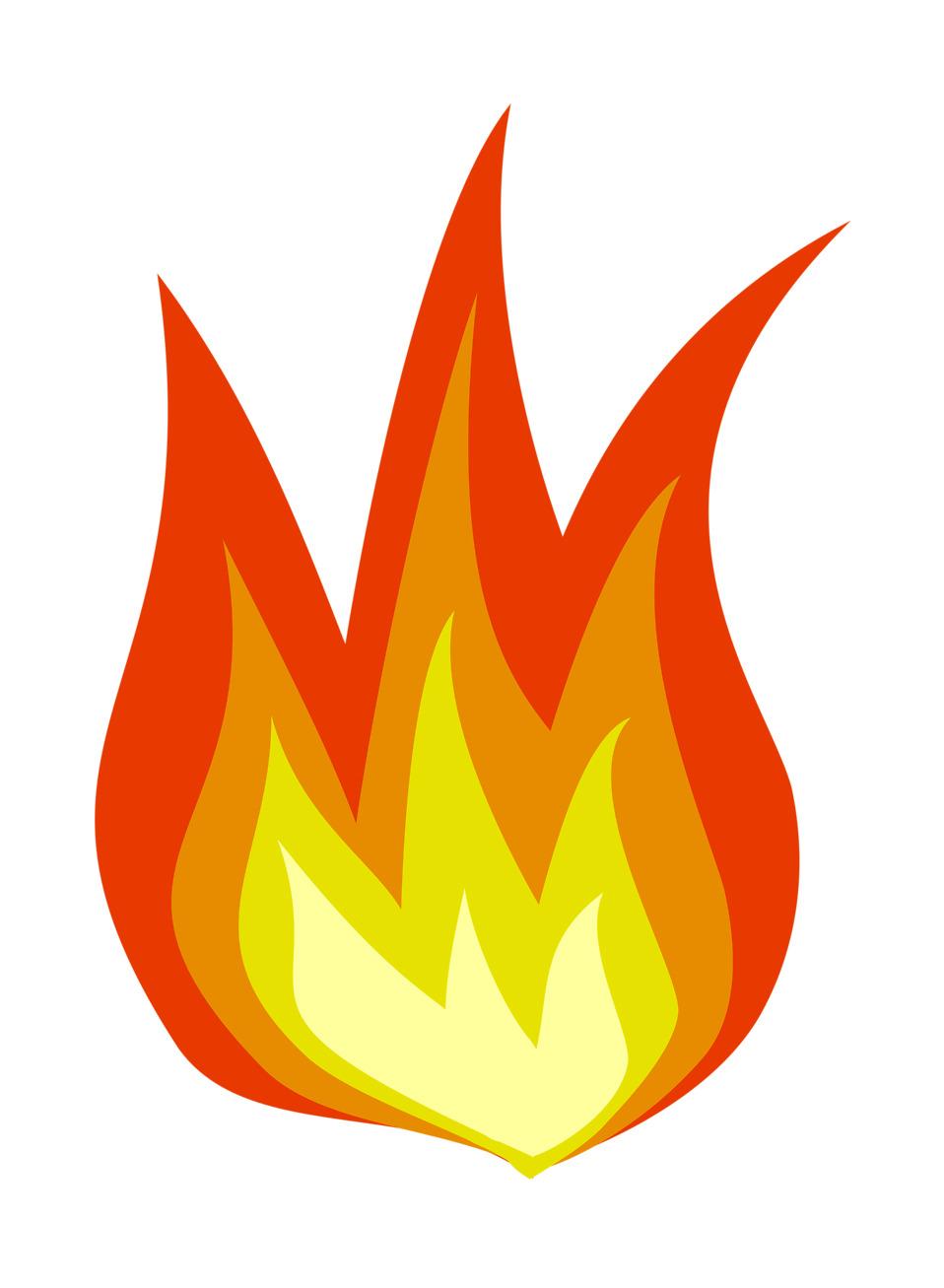 Simple Flame png transparent