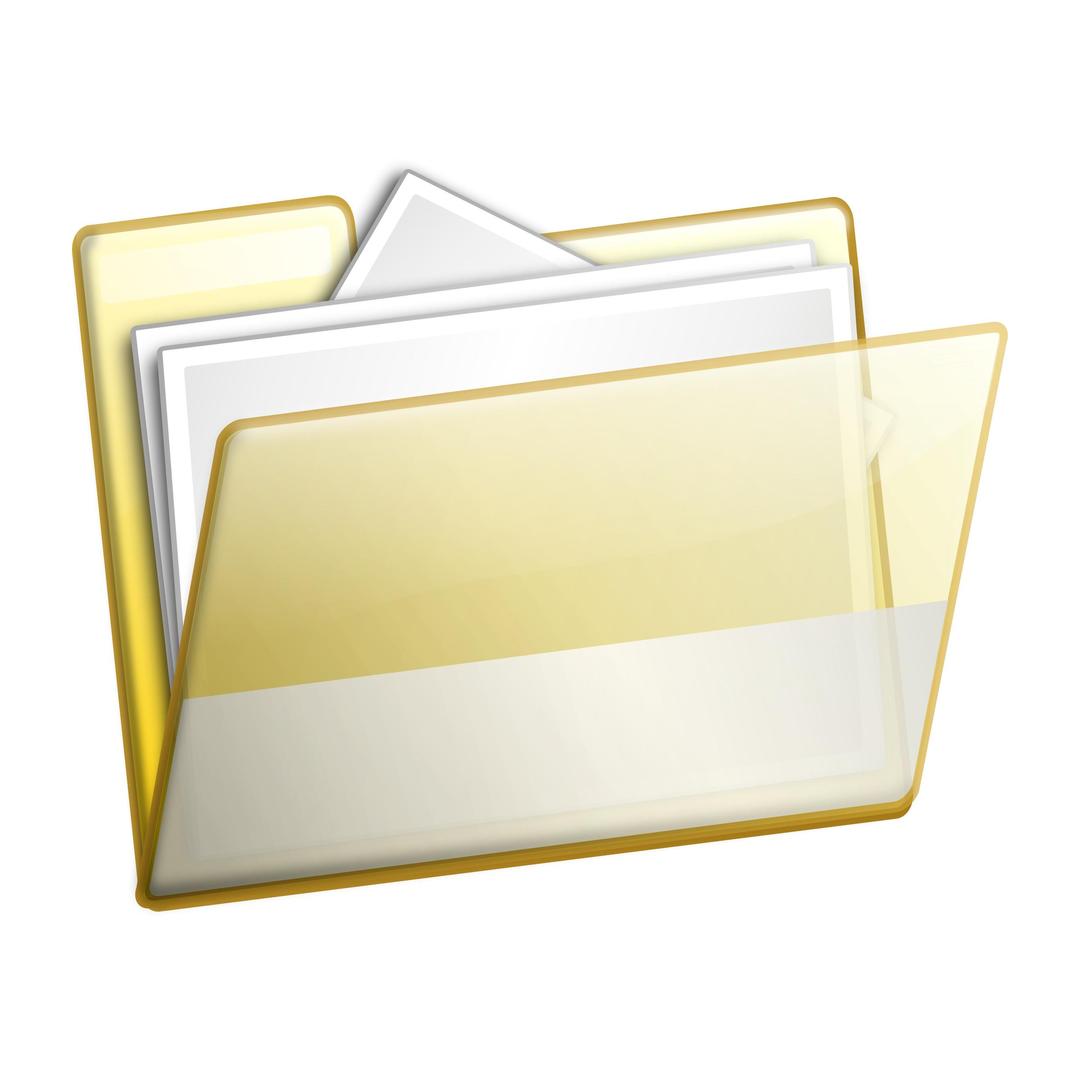 Simple Folder Documents png transparent