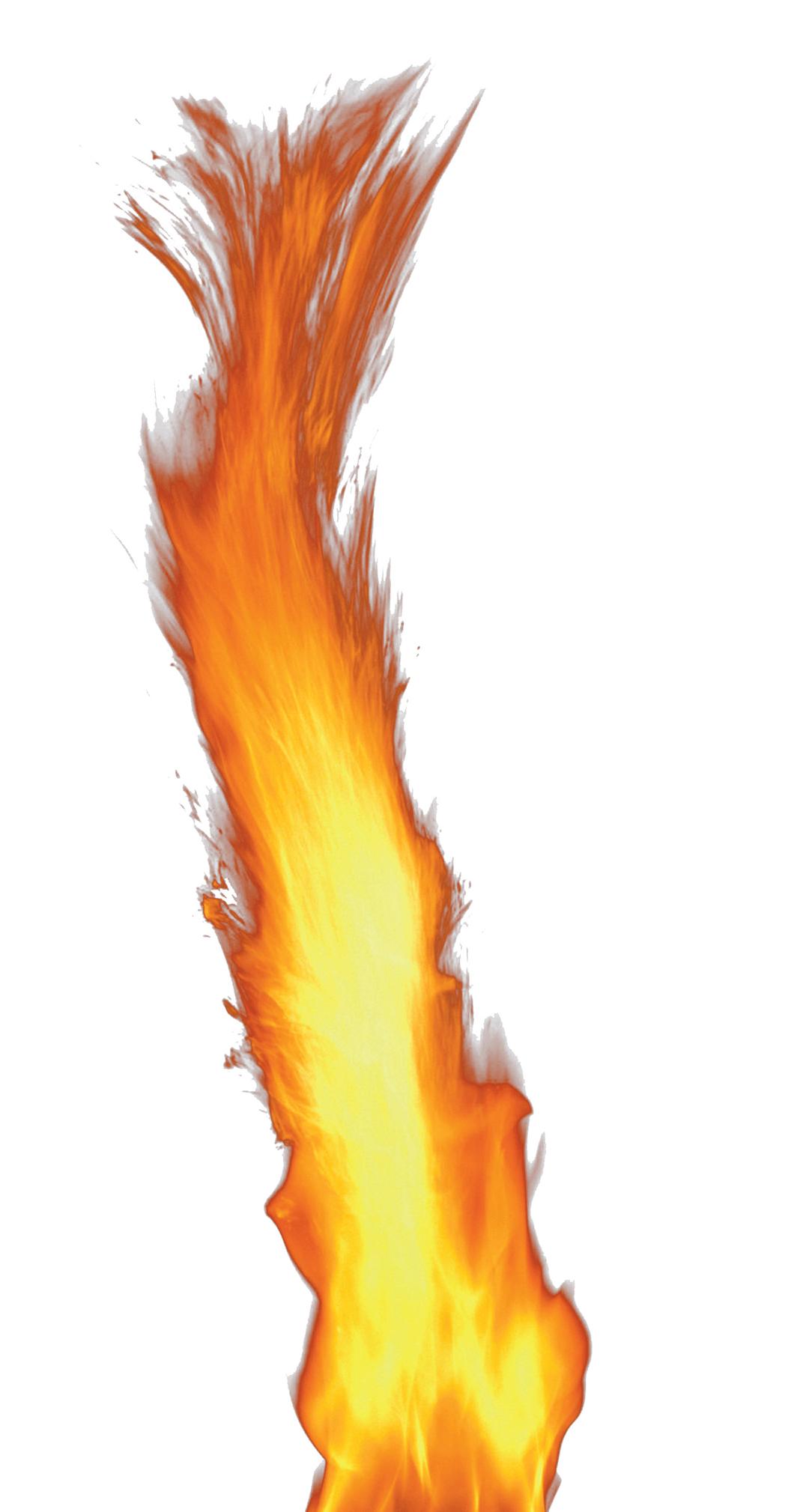 Single Flame Fire png transparent