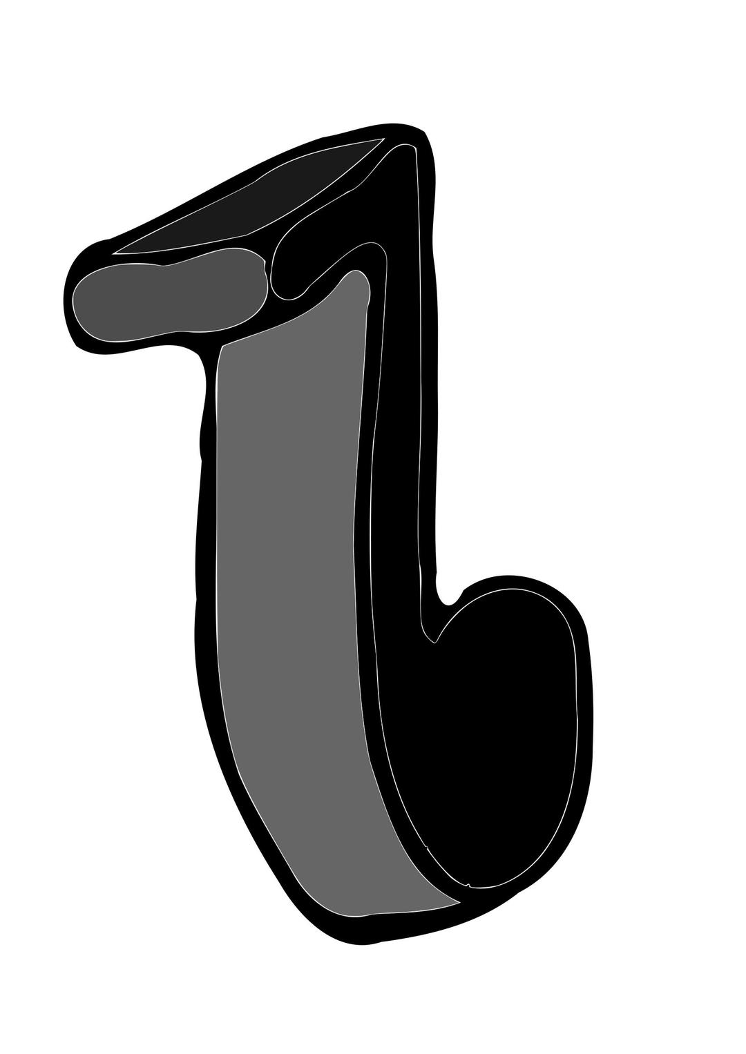 Single Music Note 2 png transparent