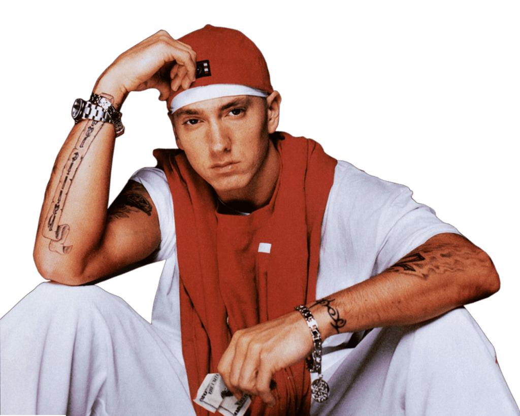 Sitting Eminem png transparent