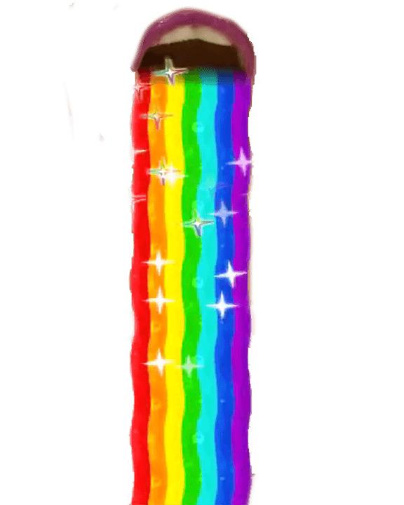 Snapchat Filter Long Rainbow Tongue png transparent