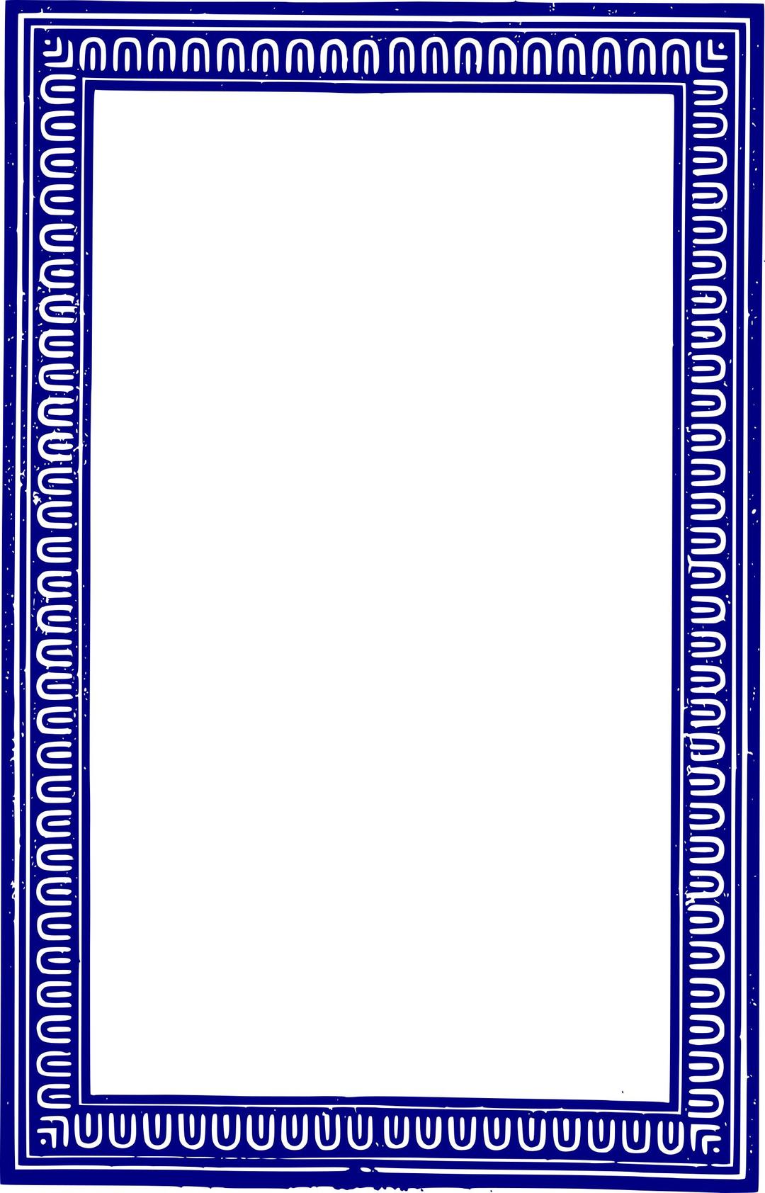Solid Frame - Blue png transparent