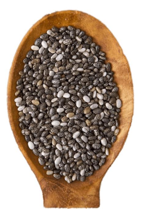 Spoonful Of Chia Seeds png transparent
