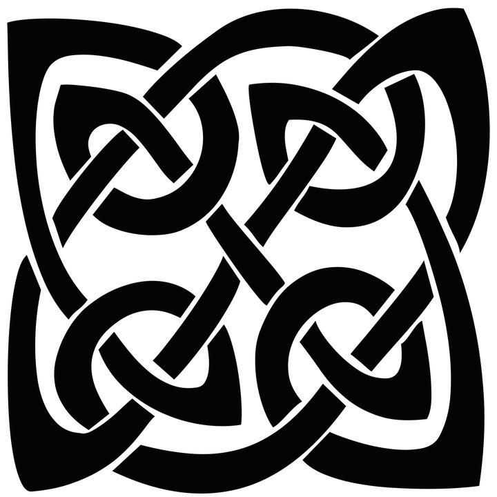 Square Celtic Knot png transparent