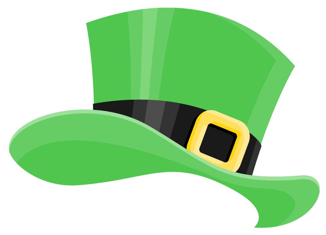 St Patrick's Day Green Hat Filter png transparent