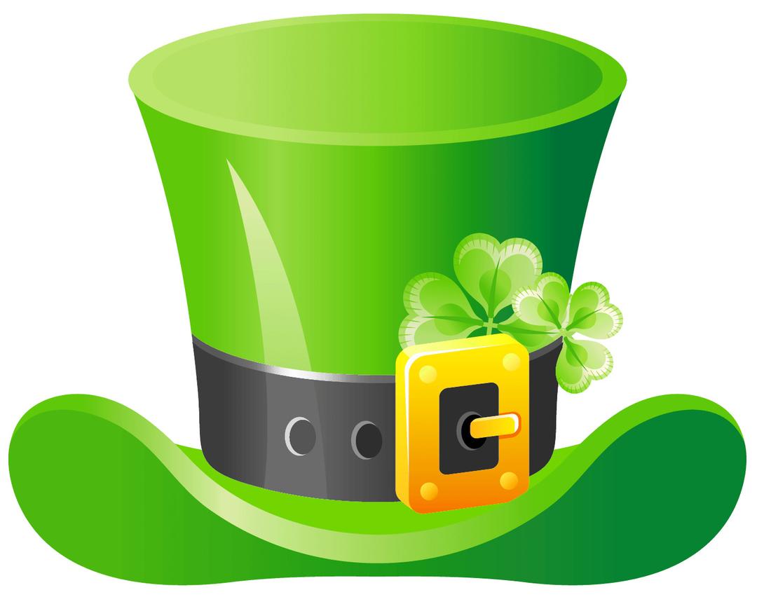 St Patrick's Day Green Hat png transparent