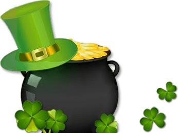 St Patrick's Day Pot Of Gold and Hat png transparent