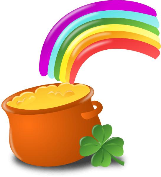 St Patrick's Day Pot Of Gold png transparent