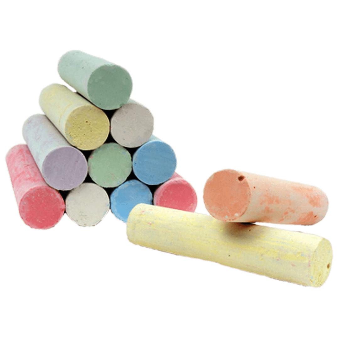 Stack Of Coloured Chalk Sticks png transparent
