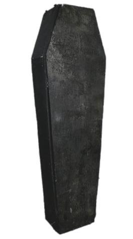 Standing Black Coffin png transparent