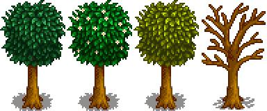 Stardew Valley Trees png transparent