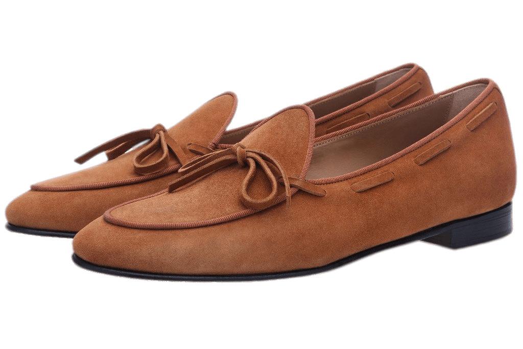 Suede Loafers png transparent