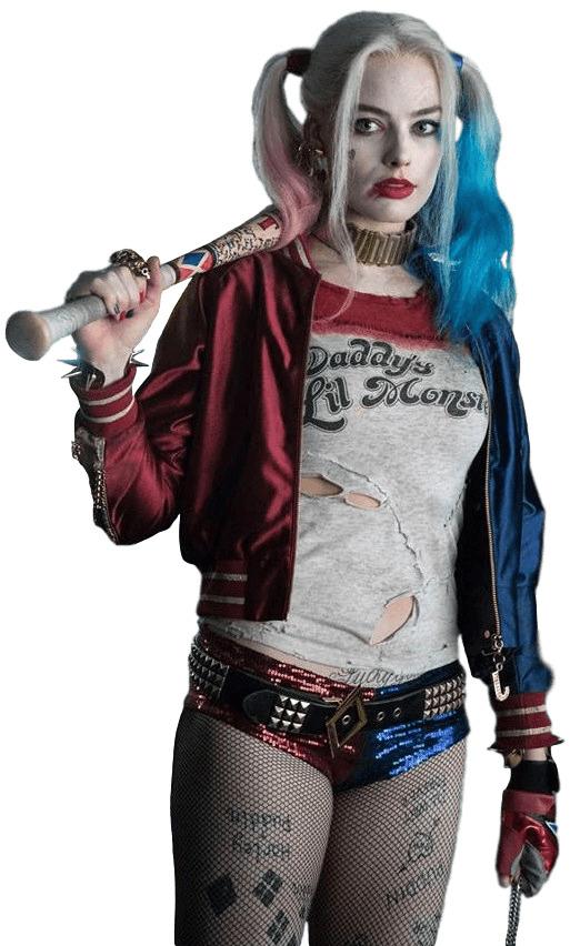 Suicide Squad Harley Quinn Front png transparent