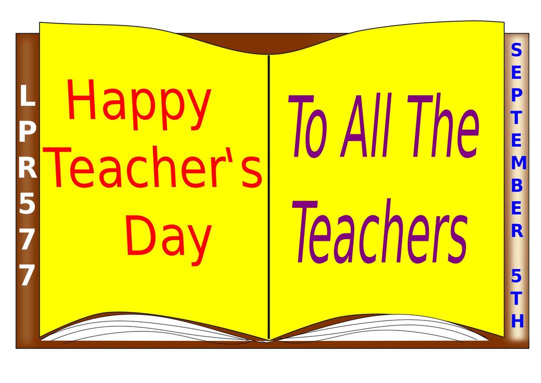 Teacher's day wishes png transparent