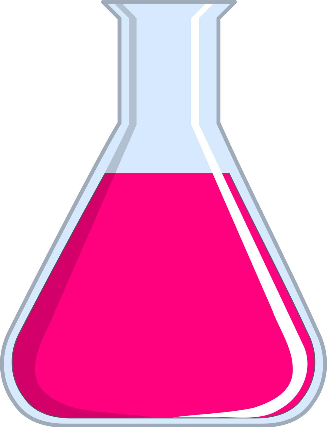 Test Tube Containing Pink Liquid png transparent